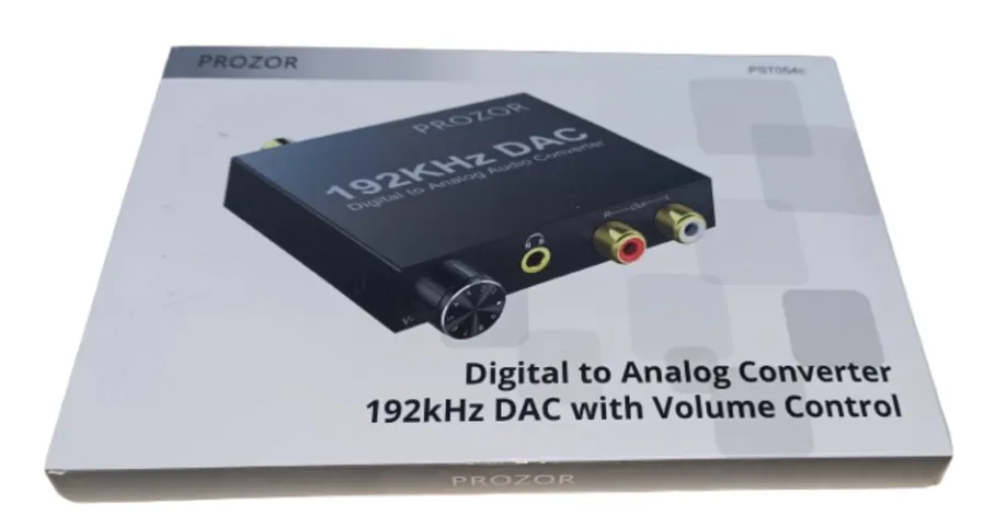 Conversor De Áudio Digital Para Analógico Prozor 192khz
