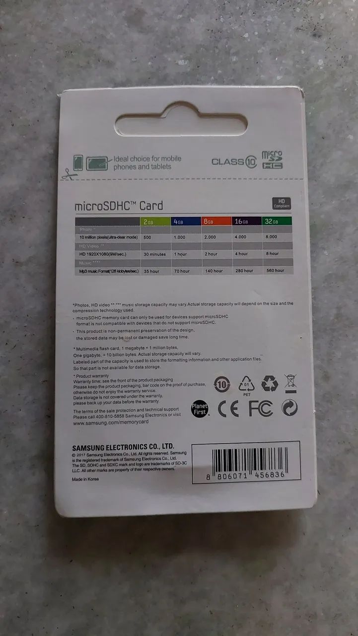 Cartão de Memória Samsung 128GB Micro SDHC EVO - Foto 2