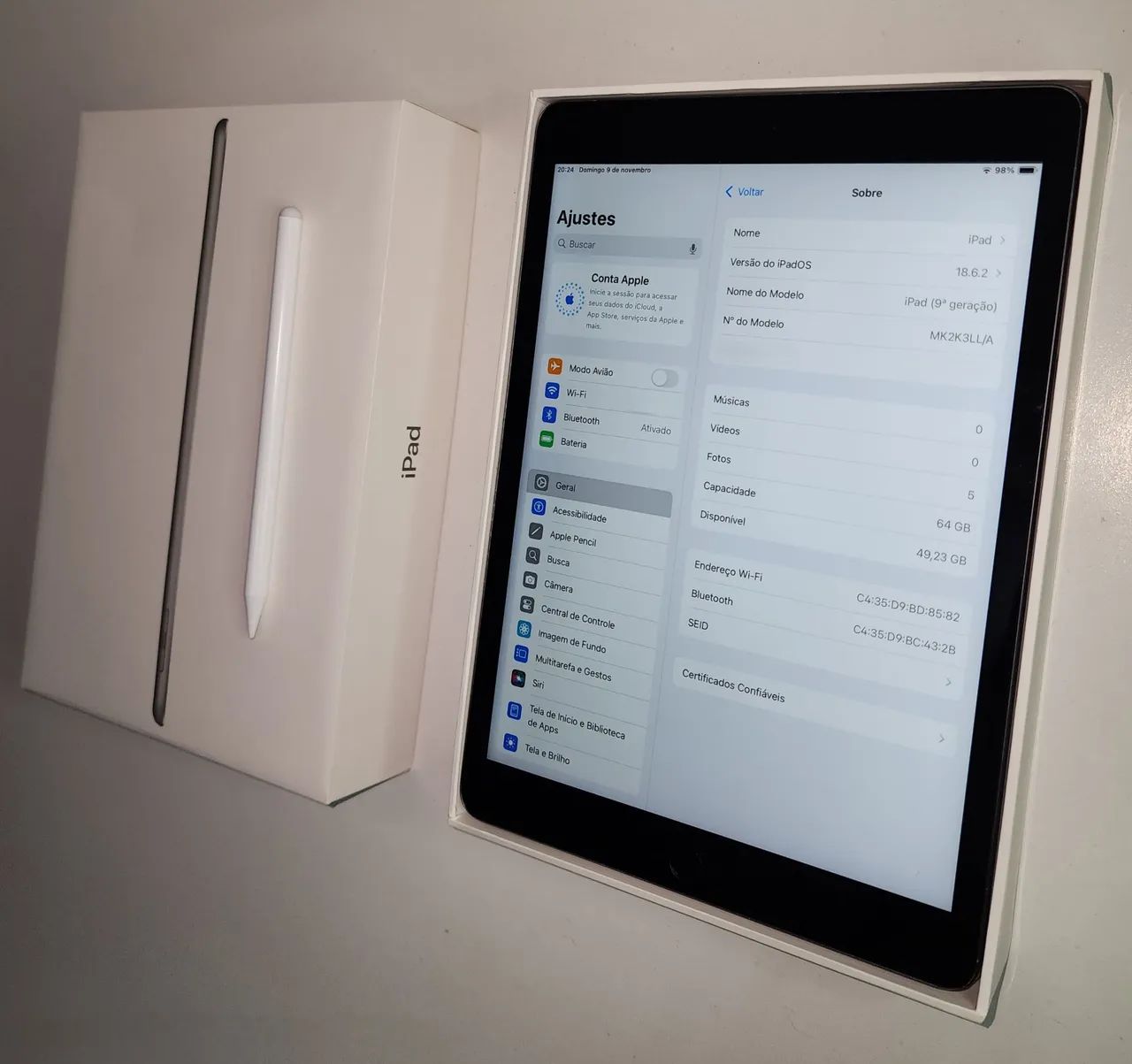 ipad 9  64GB  Comprei dos Estados Unidos  - Foto 4