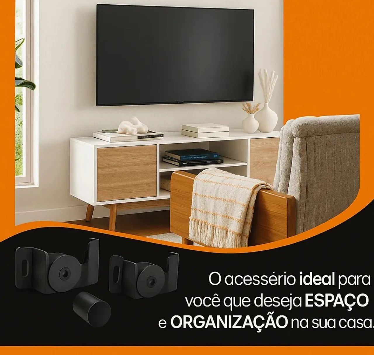 Suporte Germad fixo tv até 100kg - Foto 3