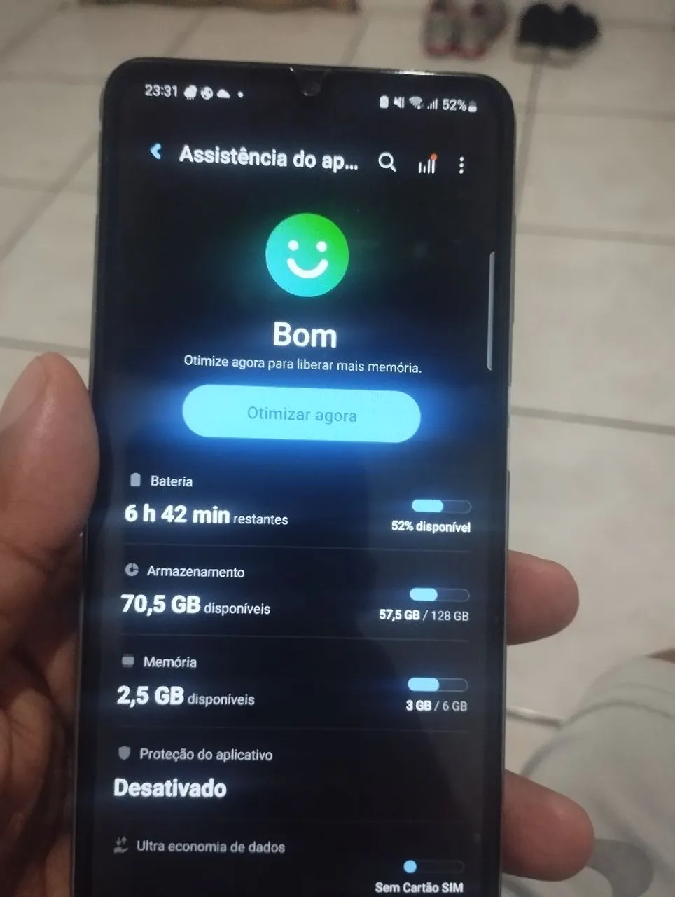 Samsung m32 128 gb 6 de ram