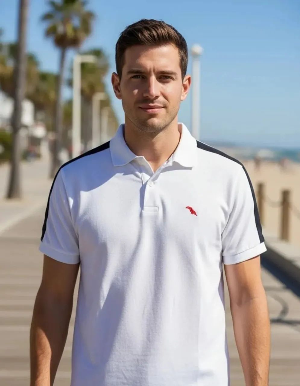 camisa polo black west masculina clássica