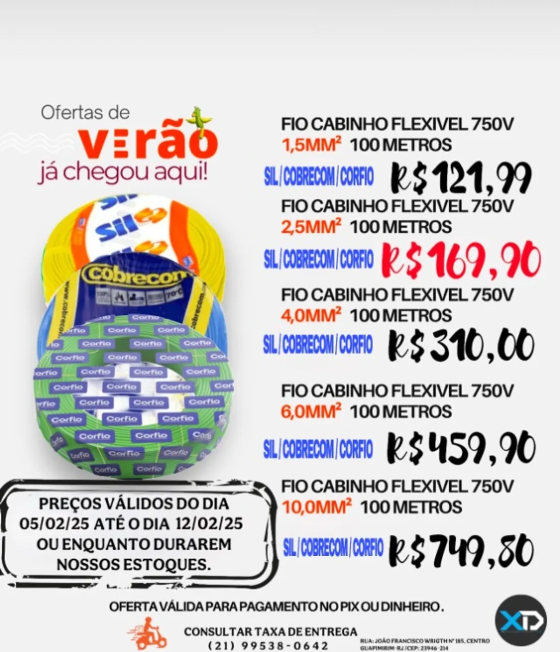 fio flexivel