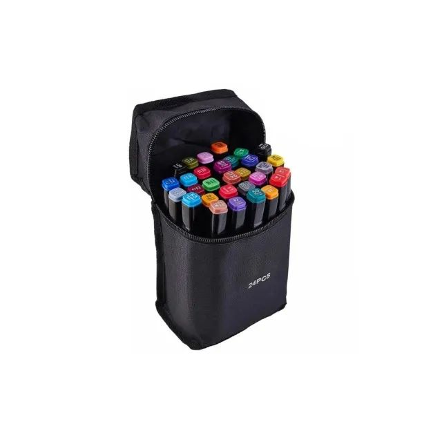 Canetinhas Coloridas 24 Peças - Foto 2