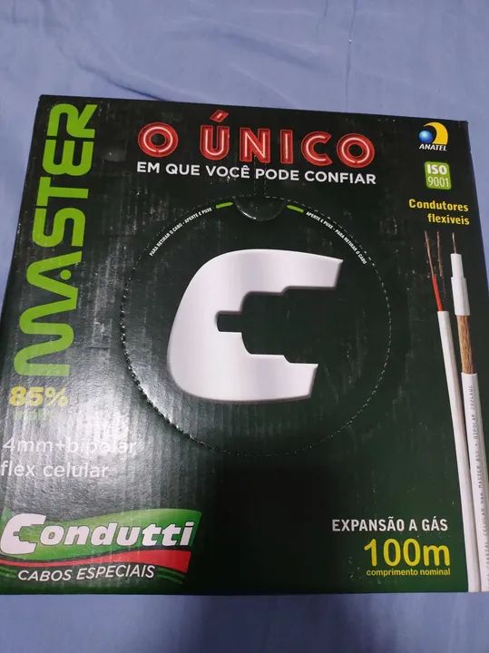 Cabo Flexível Condutti Master 4mm 100m CFTV  - Foto 3