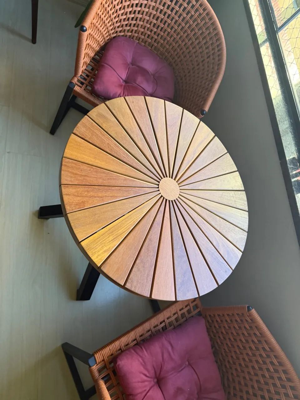 Conjunto Mesa e Cadeiras Area Externa Sacada Personalizada! - Foto 3