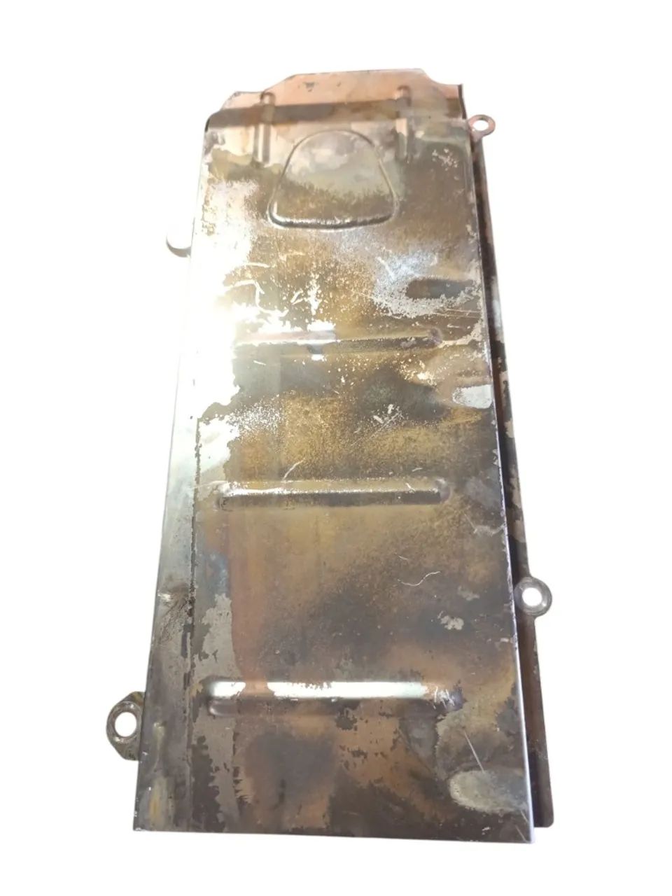 Chapa Protetora Radiador Óleo Volvo Fh 500 New Motor D13 - Foto 2