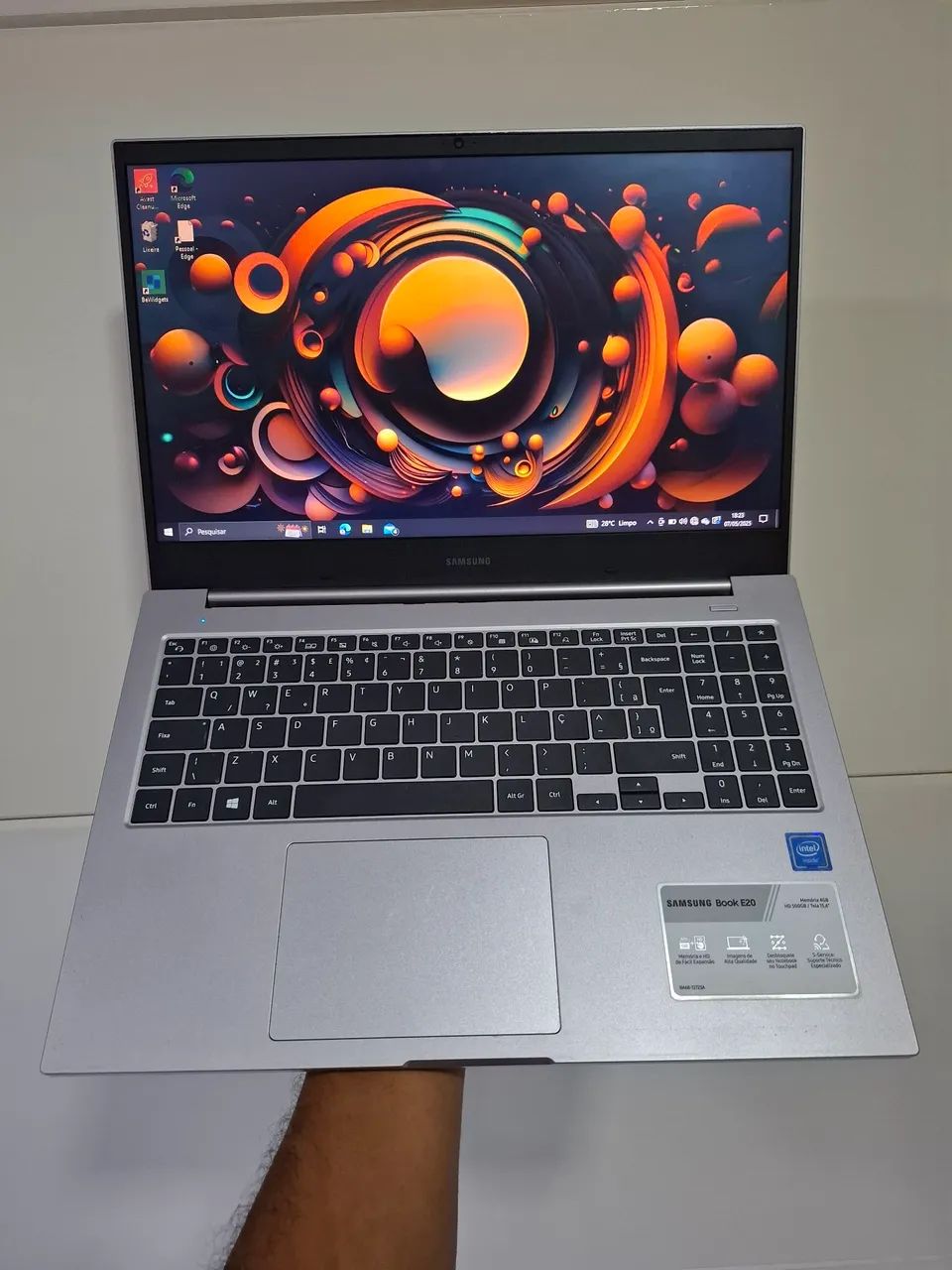 Notebook Samsung Book E20 - SSD 120GB 