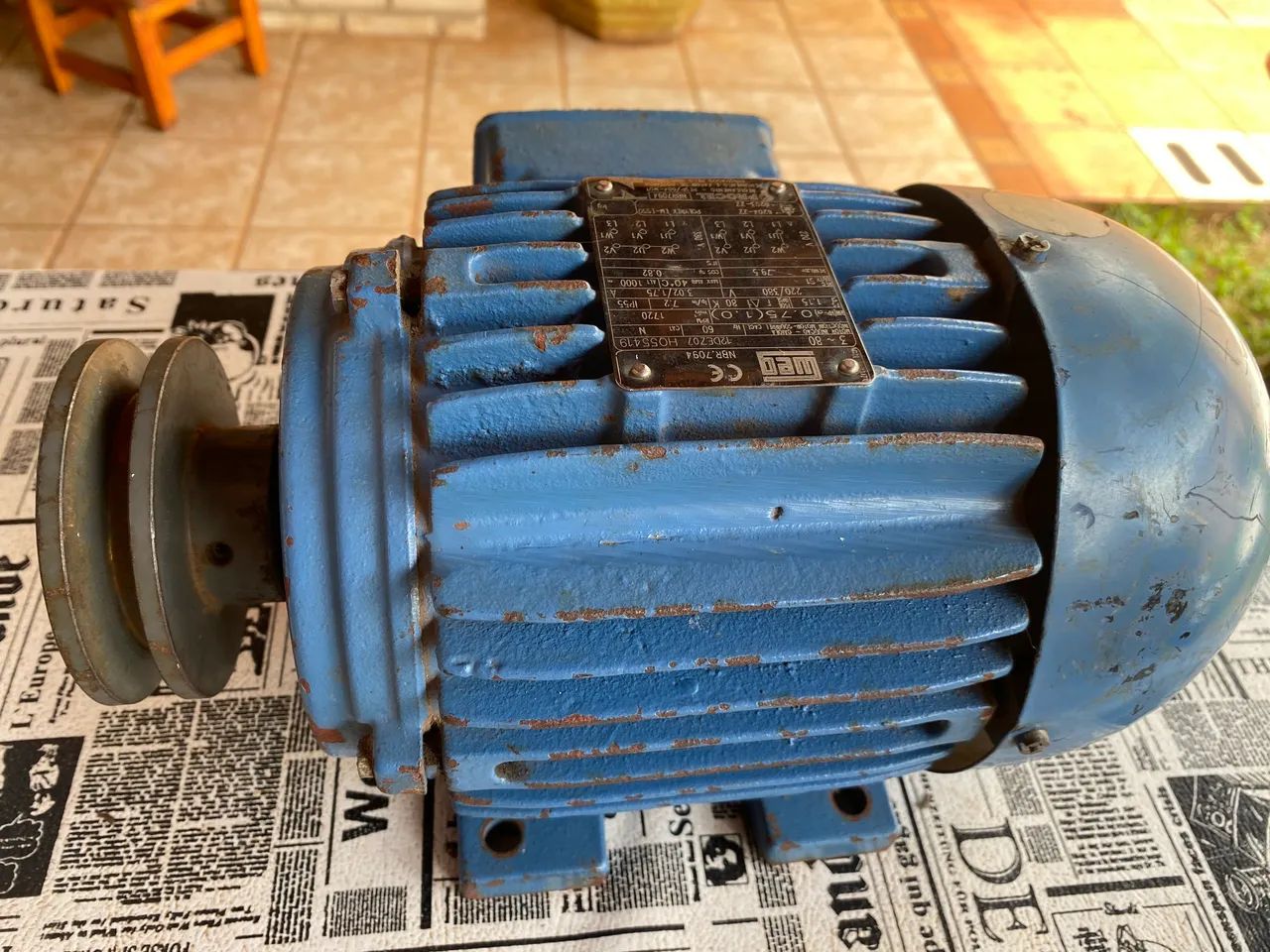 Motor elétrico trifásico WEG