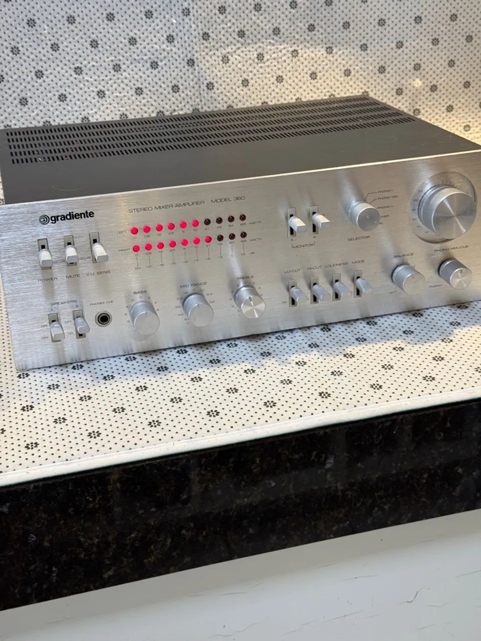 Amplificador Gradiente Model 360 revisado com garantia !