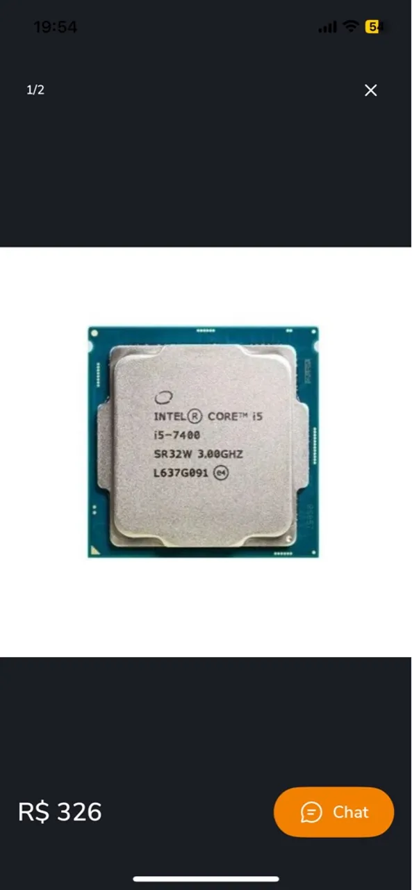 Processador Intel Core i5 7400 3.00GHz