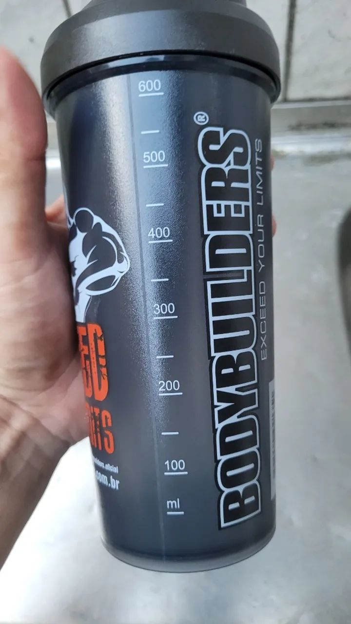 Coqueteleira Bodybuilders 600ml  - Foto 2