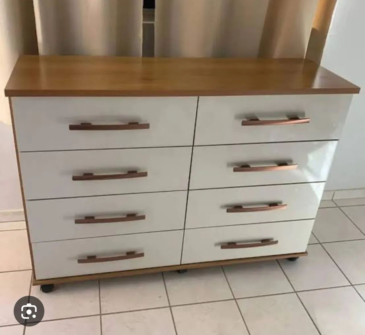 Cômoda Com 08 Gaveta Nova Pronta Entrega 