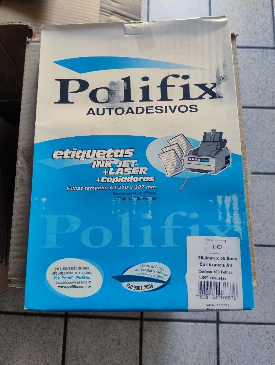 Etiquetas A4 100 Folhas - Polifix
