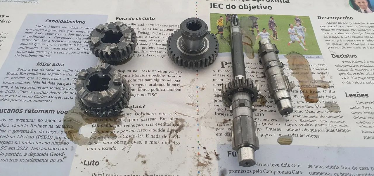 Jogo de engrenagens Caixa lambretta LD - Foto 3