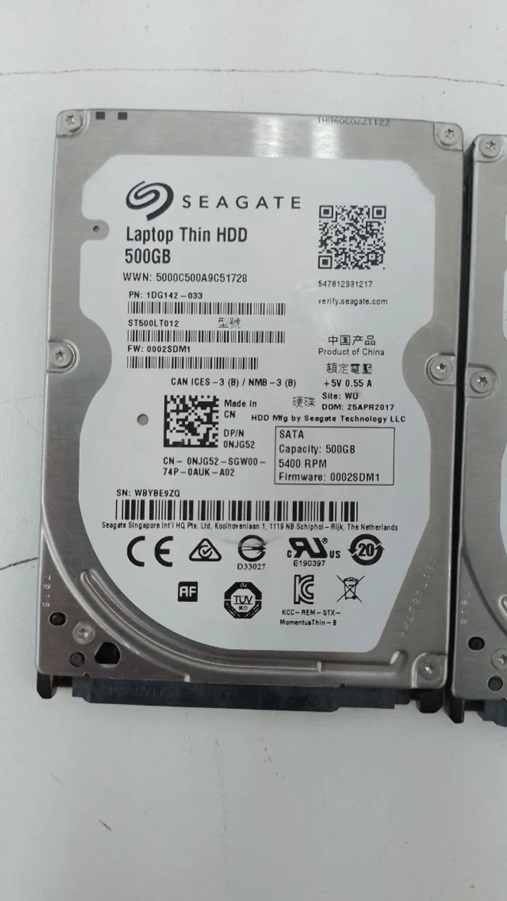 LOTE 2 HDs 500gb Seagate laptop thin + 3 HDs 320gb Samsung  - Foto 4