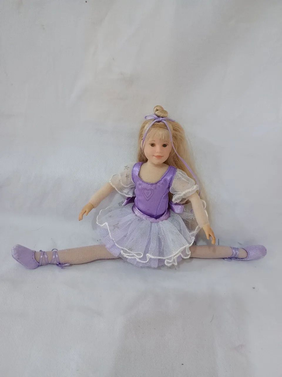 Bailarina antiga de tecido com arame  - Foto 4