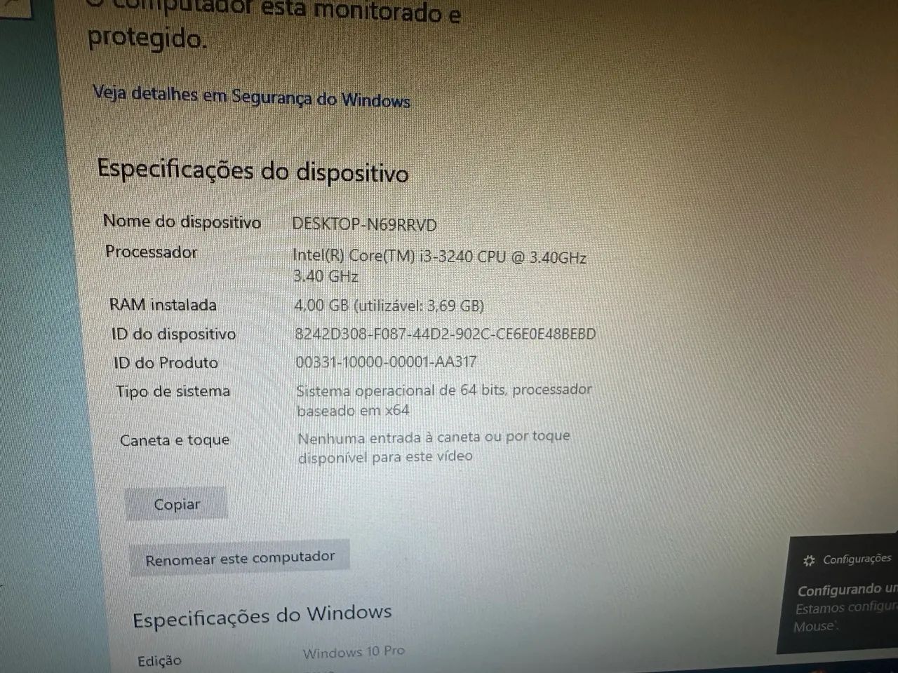 computador i3 terceira com ssd tela 19 loja com garantia  - Foto 2