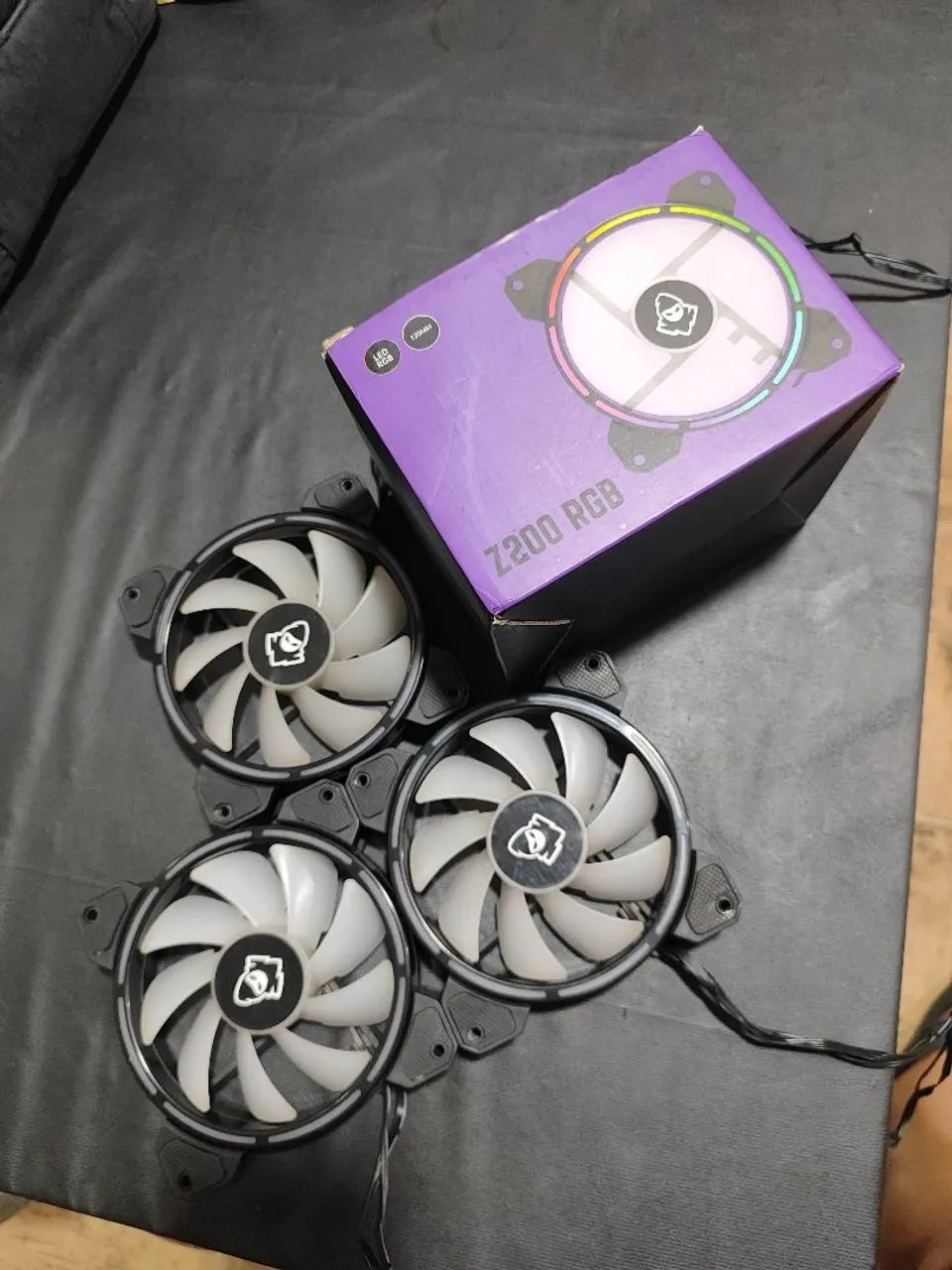 Ventoinhas Mancer Z200 RGB para PC caso entregue devolvo a grana, estão funcionando ok 