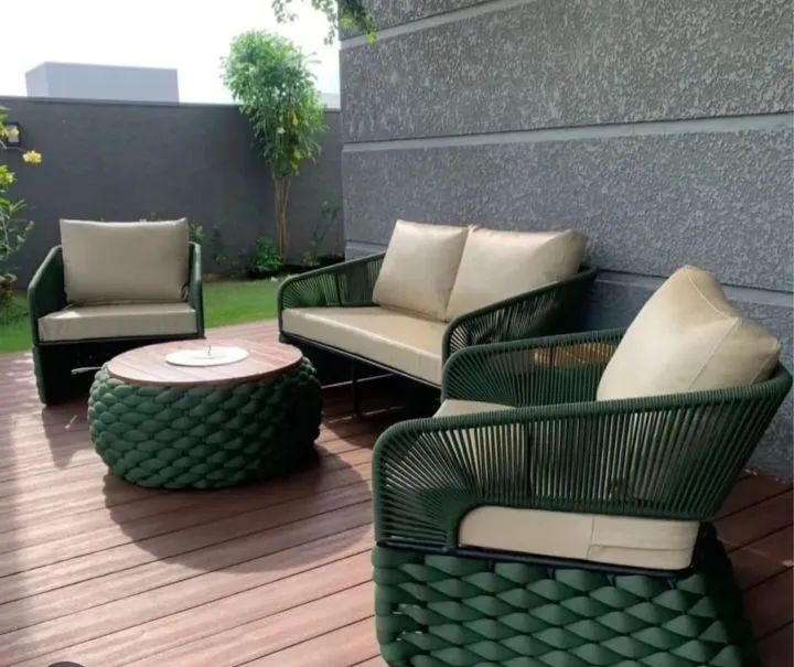 Conjunto Grécia em tricô náutica emborrachado  - Foto 2