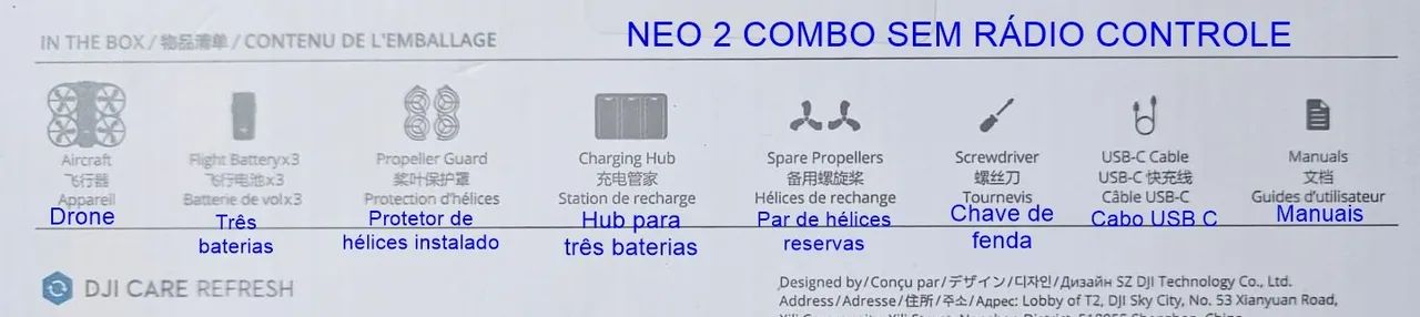 DJI NEO2 COMBO SEM RÁDIO CONTROLE - Foto 2