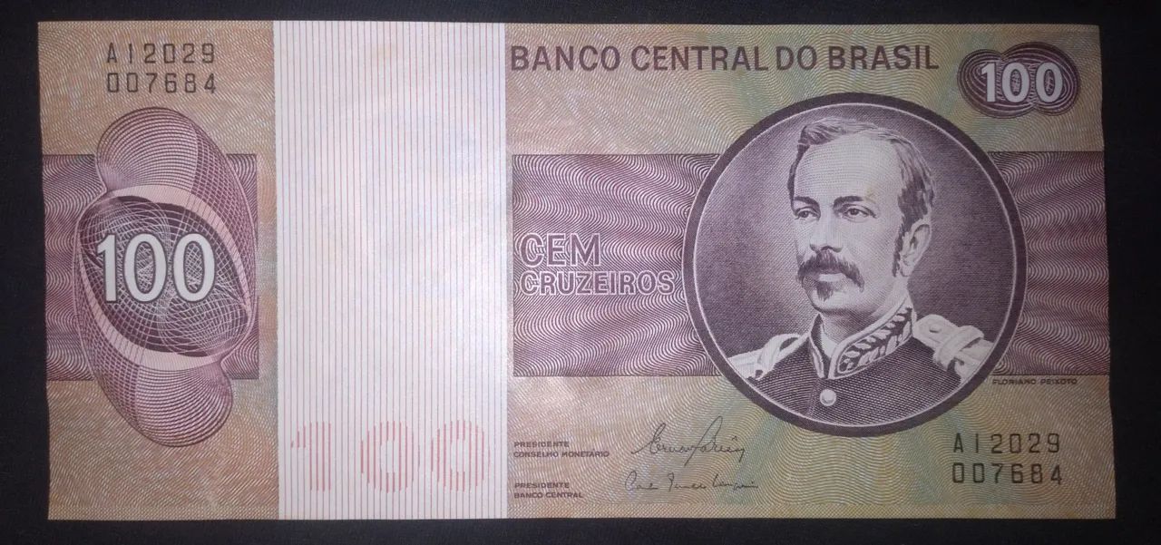 SET CÉDULAS DO CRUZEIRO 2a FAMÍLIA 3 CÉDULAS - 1, 10 e 100 Cruzeiros - Foto 5