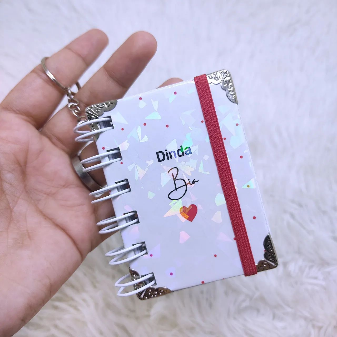 Mini Chaveiro Agenda Personalizado - Foto 5