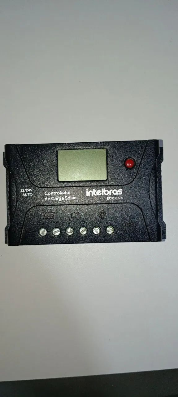 Controlador de carga solar Intelbras ecp2024 pwm 