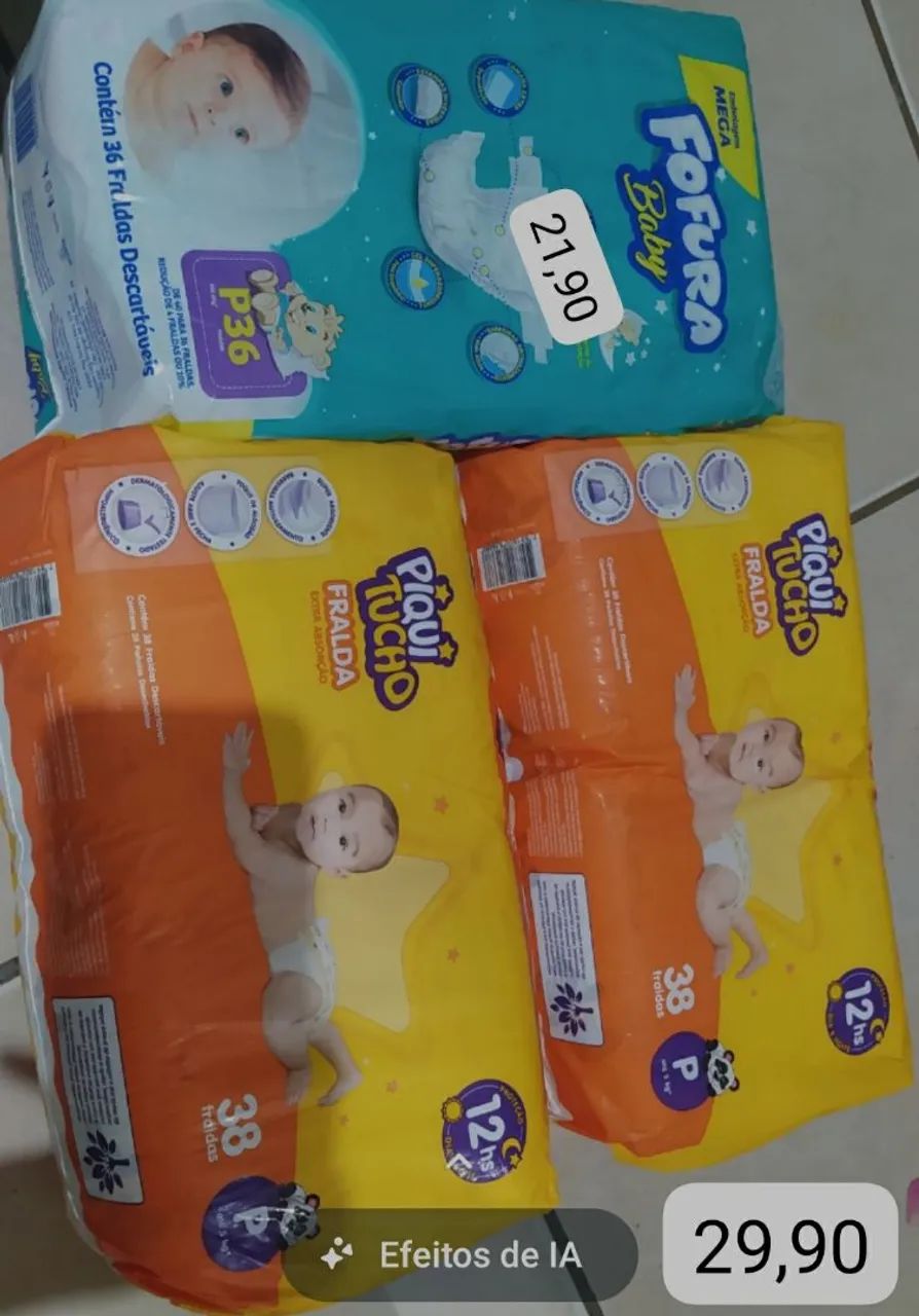 Fraldas (APENAS RETIRADA) - Foto 2