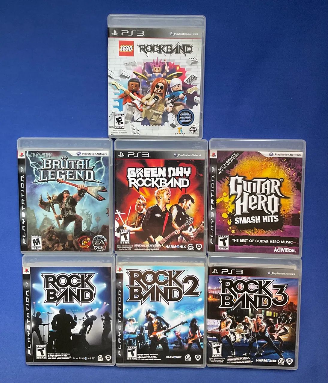 PS3 Lote 7 jogos musicais originais Playstation 3 - Jogos de Vídeo