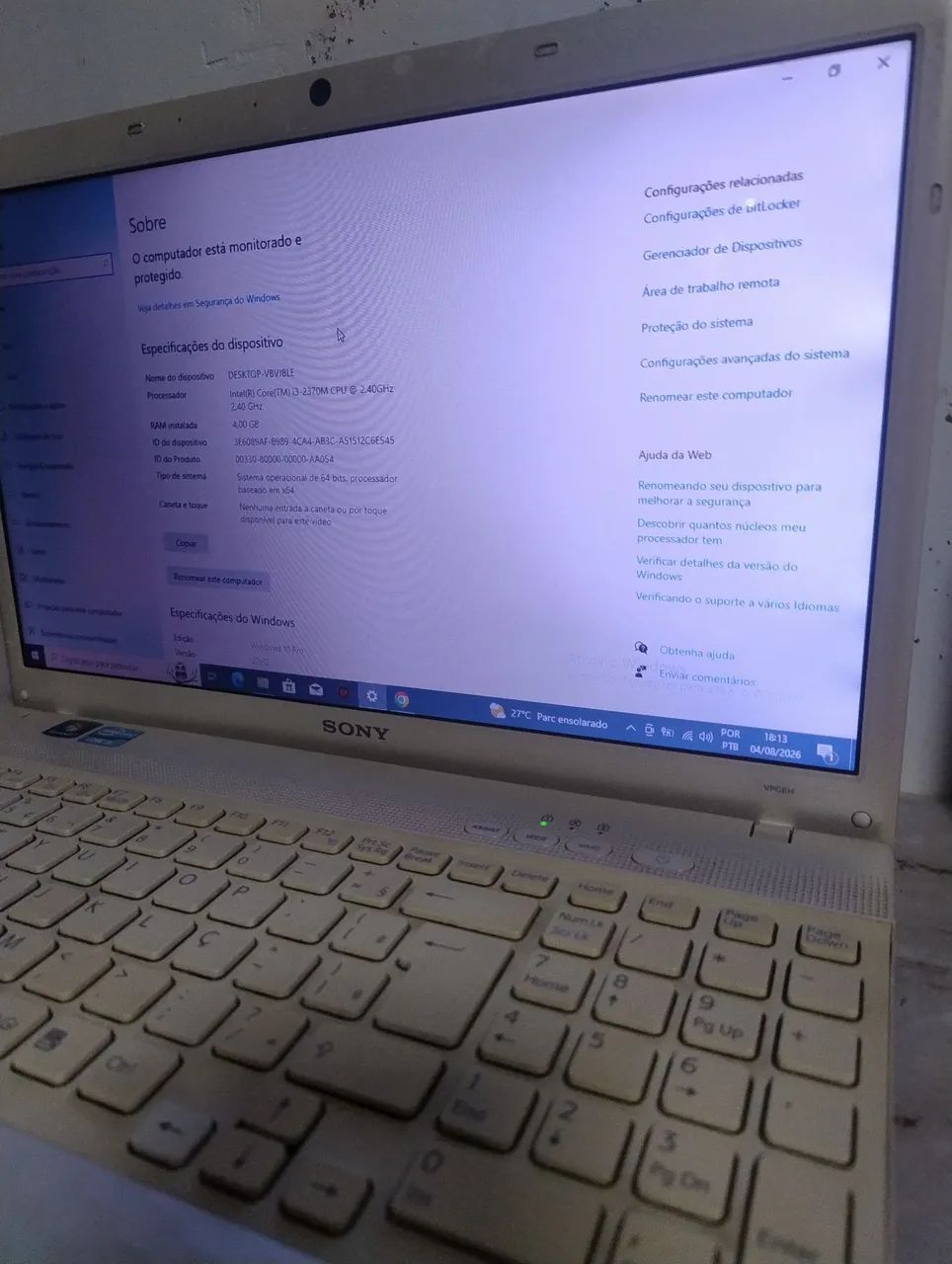 Notebook Sony vayo  - Foto 3