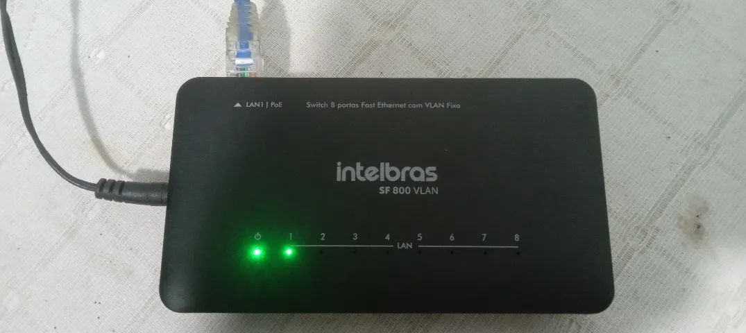 Switch 8 portas 10/100mbps - Intelbras - SF 800VLAN - Foto 4