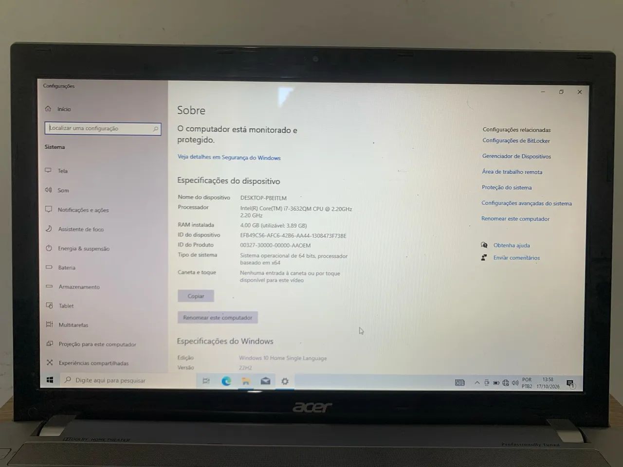 Notebook Acer Aspire 15? - Foto 5