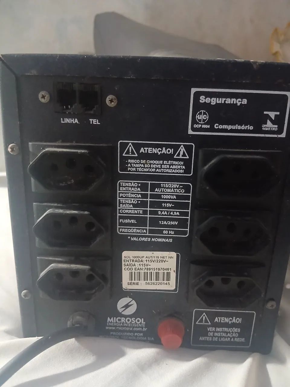 Fonte proteção pc e empressora 1000 wts - Foto 2