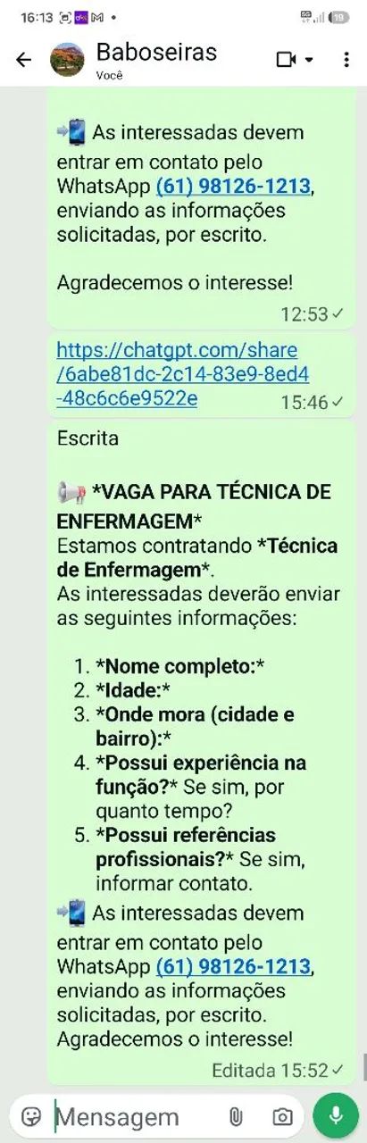Técnica de Enfermagem