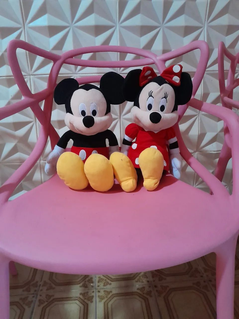Pelúcia Mickey e Minnie da Disney
