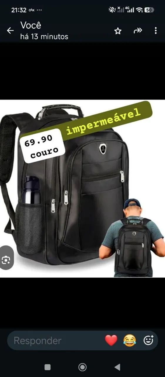 Super e espetacular bolsa de COURO