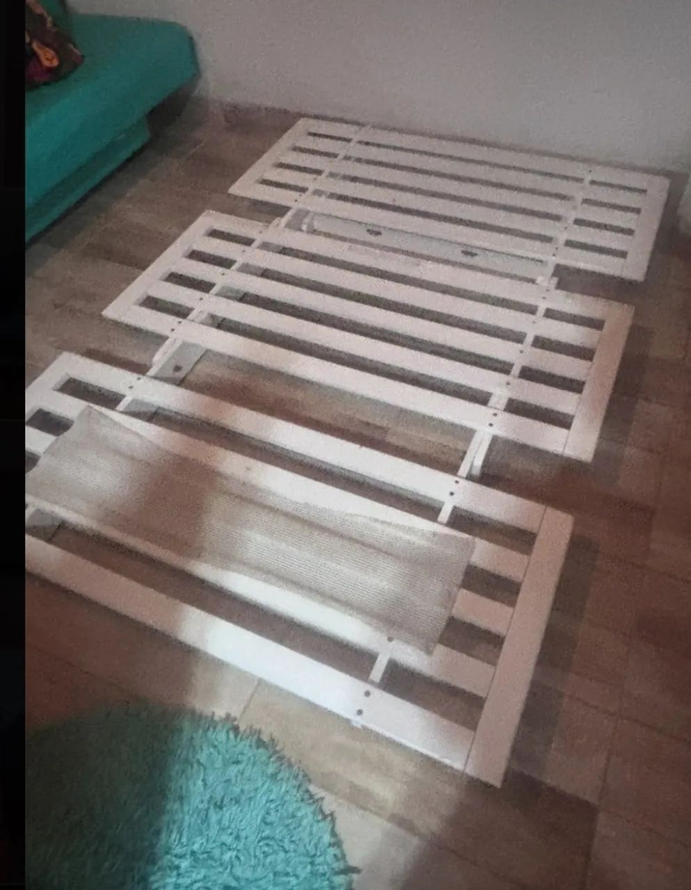 Sofá cama casal  Tok Stok oriental Com futon  - Foto 3