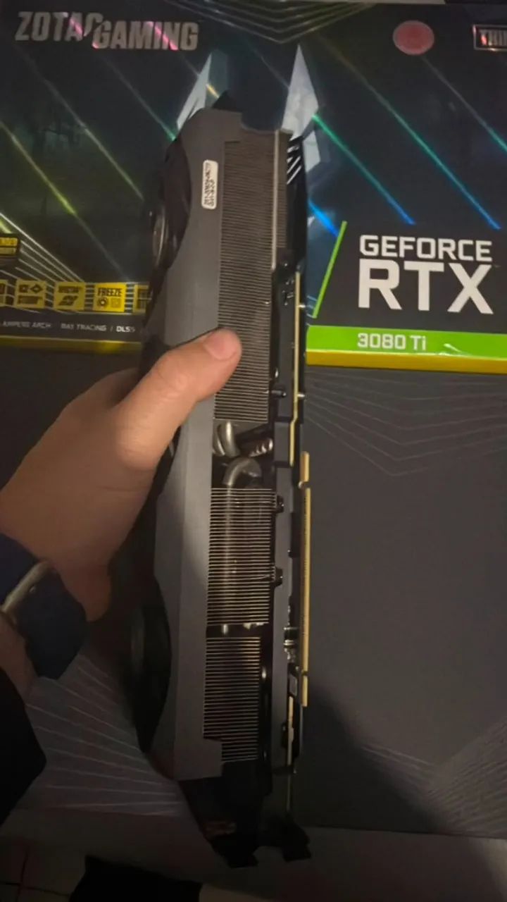 Placa de Vídeo ZOTAC Gaming GeForce RTX 3080 Ti 12GB - Estado de Nova / Completa na Caixa - Foto 5