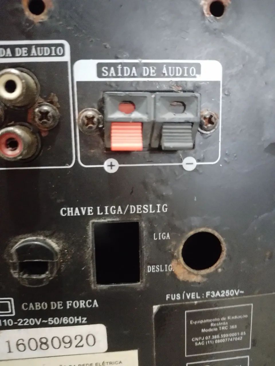Caixa de som TRC só 120 reais  - Foto 4