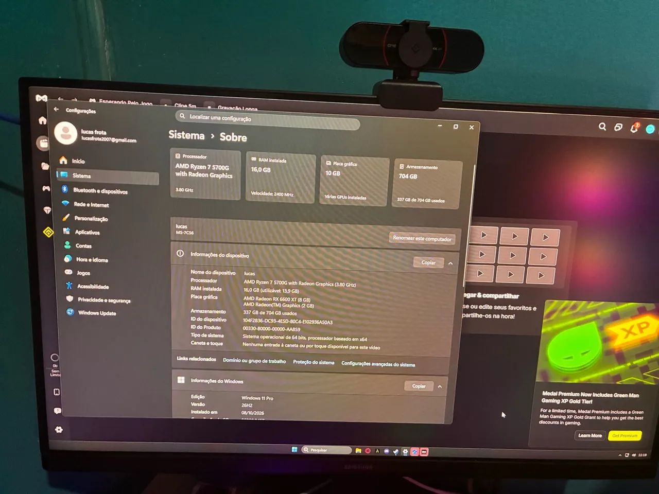 PC GAMER COMPLETO VAMO NEGOCIAR , *17 !! - Foto 5