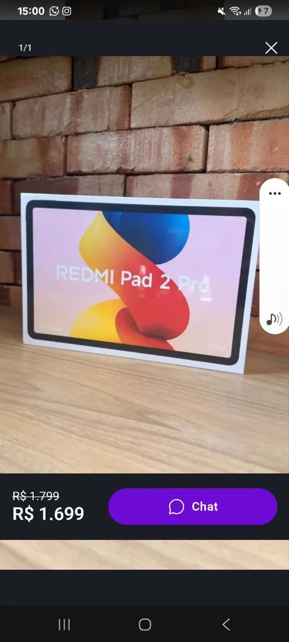 Barbada seminovo  Tablet redmi pad2 - Foto 2