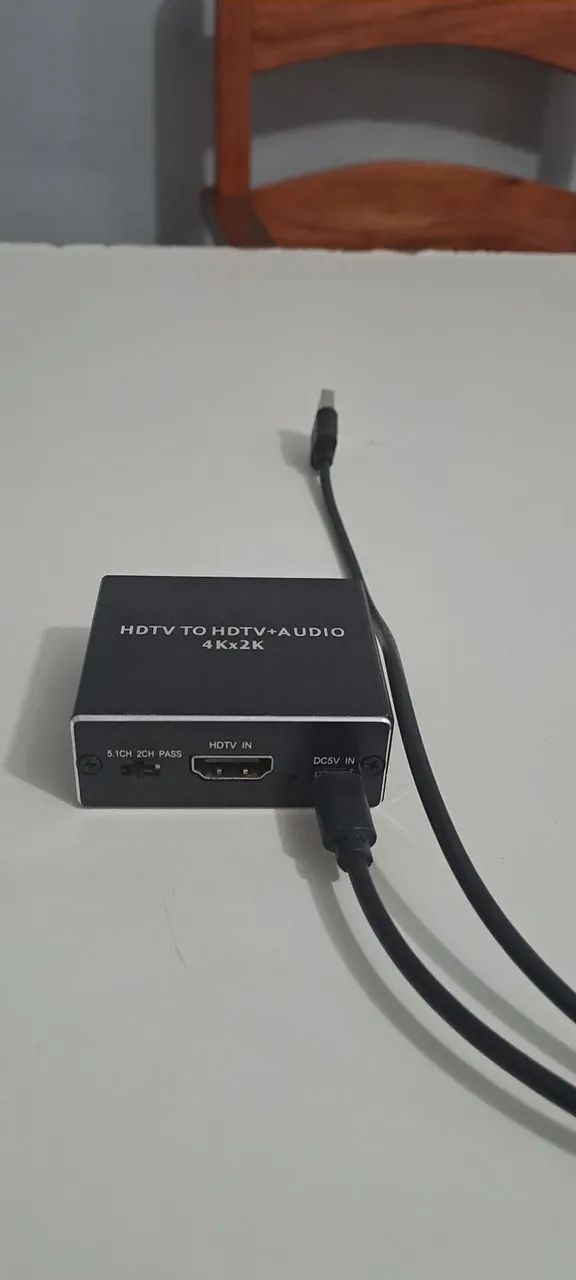 Extrator hdmi ele é 4k 30hz,  1080p 60hz, 2k - Foto 2