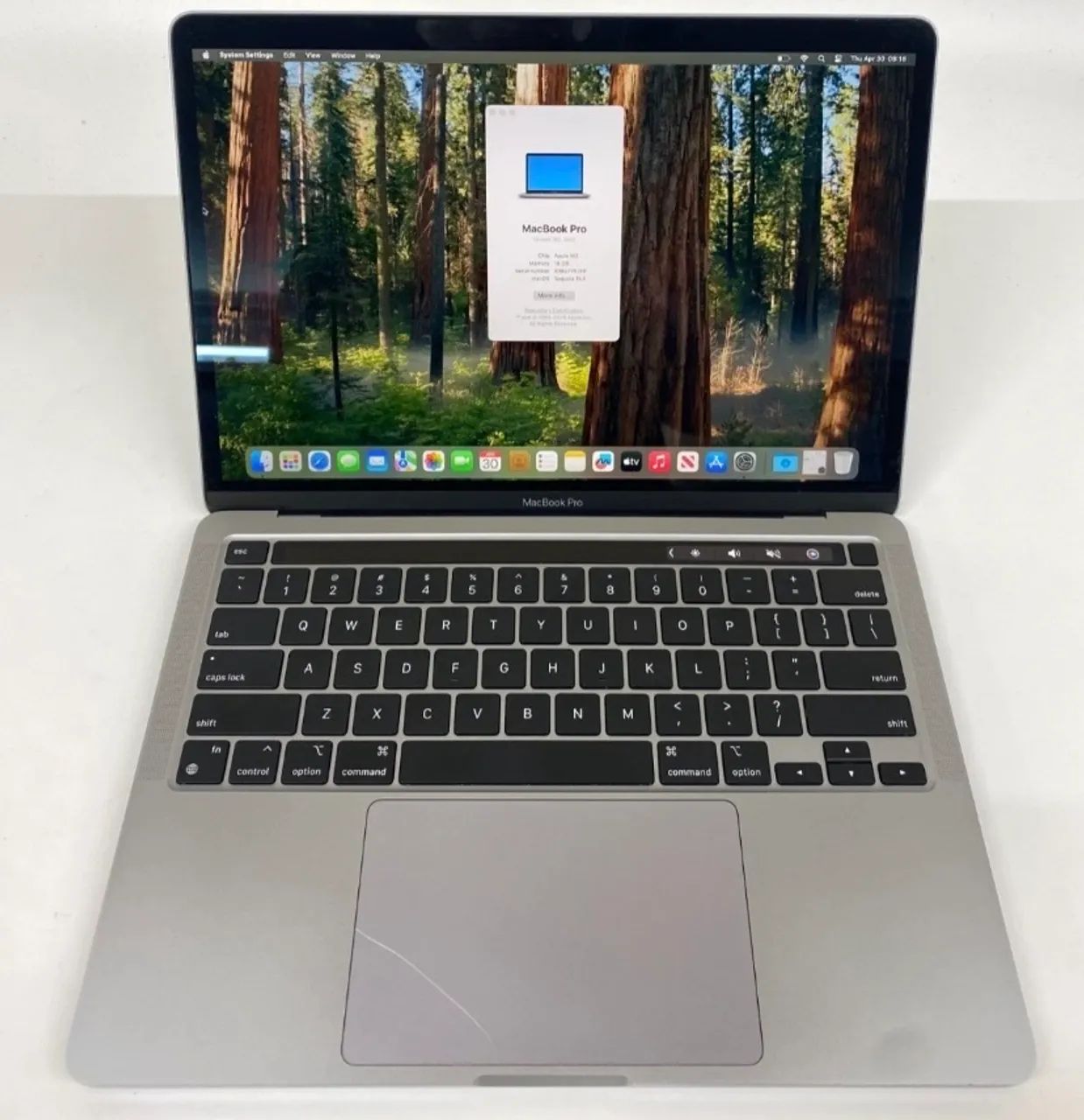 MacBook Pro M2 16GB 256GB シルバー MacBook Pro M2 16GB RAM 256GB SSD com Touch Bar - Notebooks