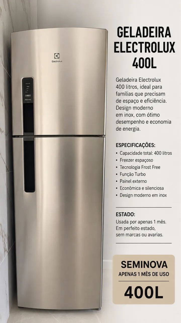 Geladeira 400L