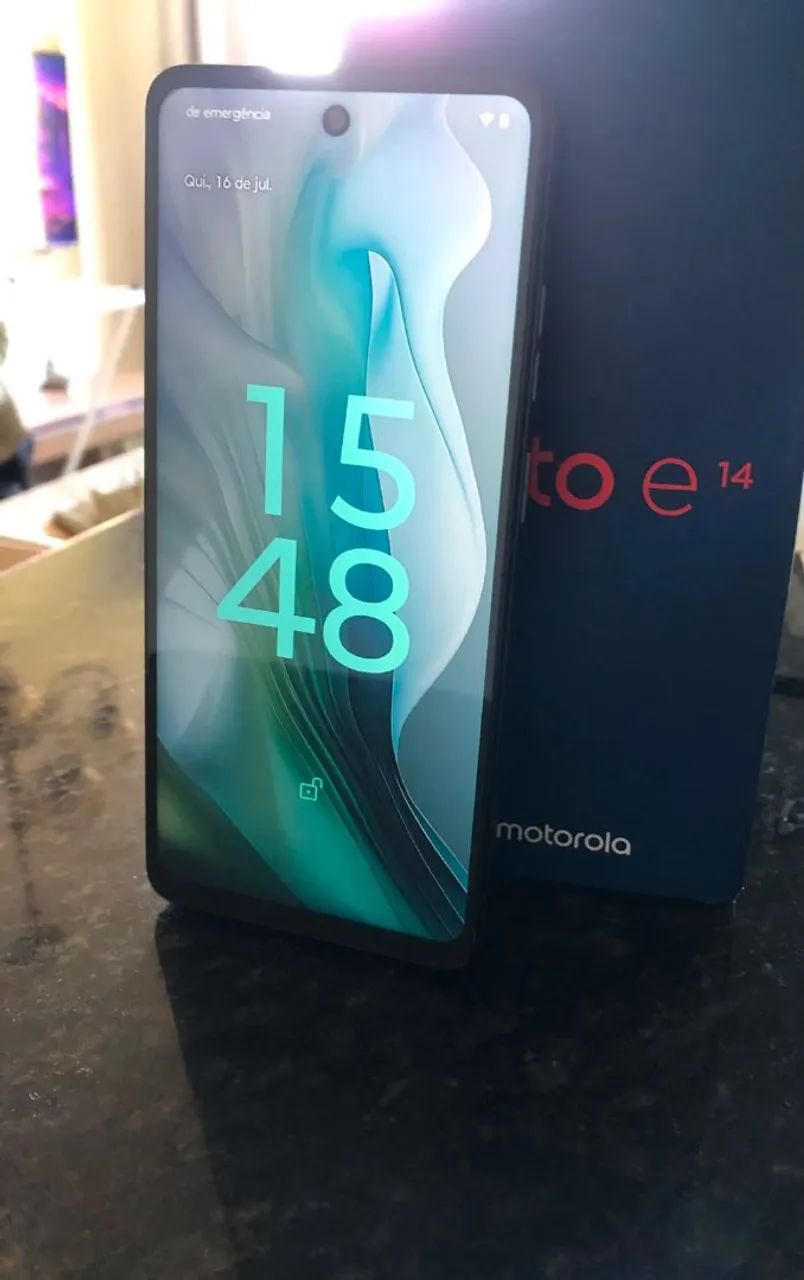 Celular Motorola E14 na Caixa