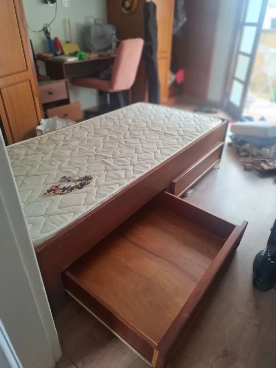 Cama de solteiro com gavetões - Foto 3