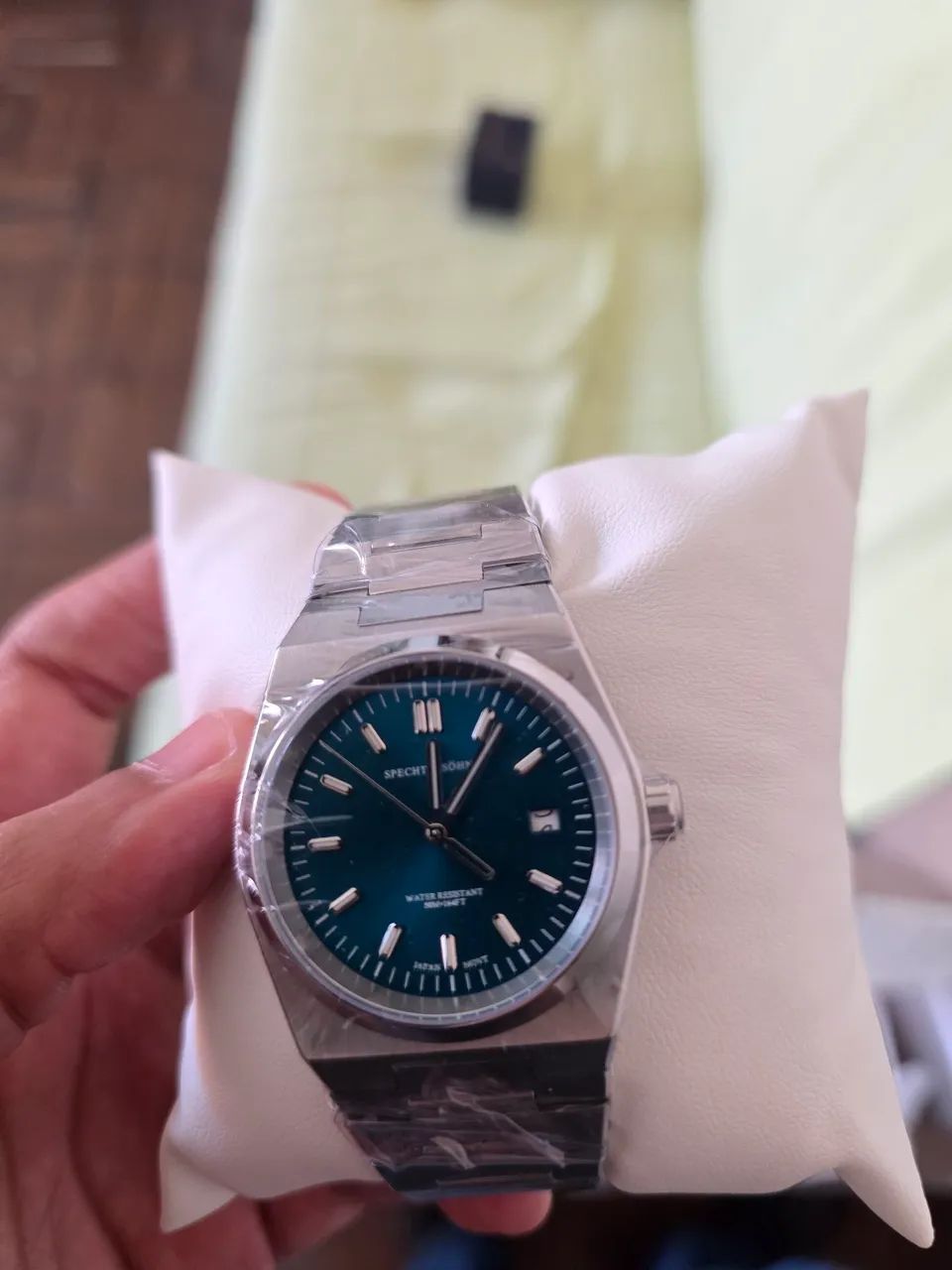 Relogio Specht e Sohne - azul claro - Estilo Tissot PRX 
