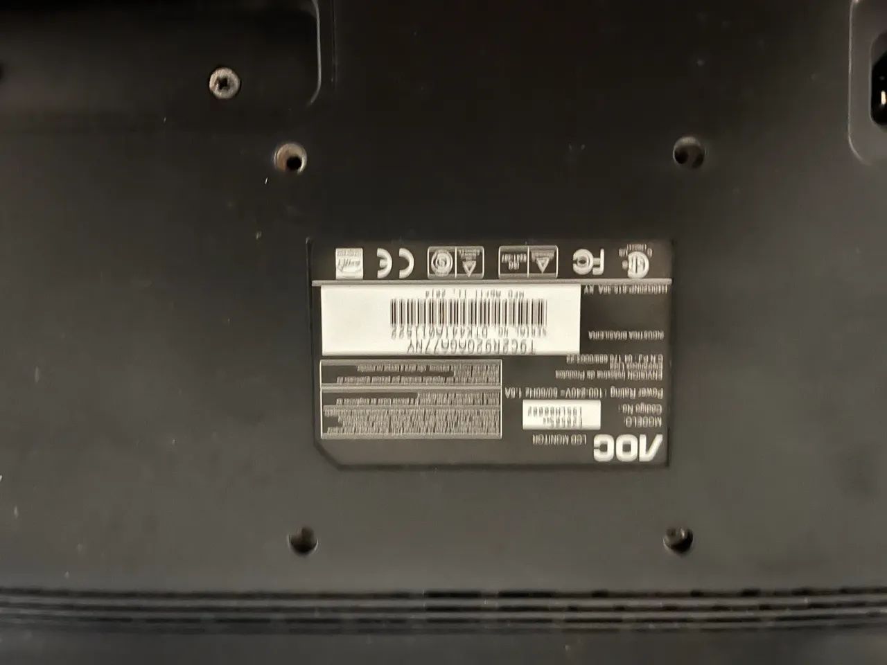 MONITOR AOC 24 POLEGADAS (CONSERVADO) - Foto 3