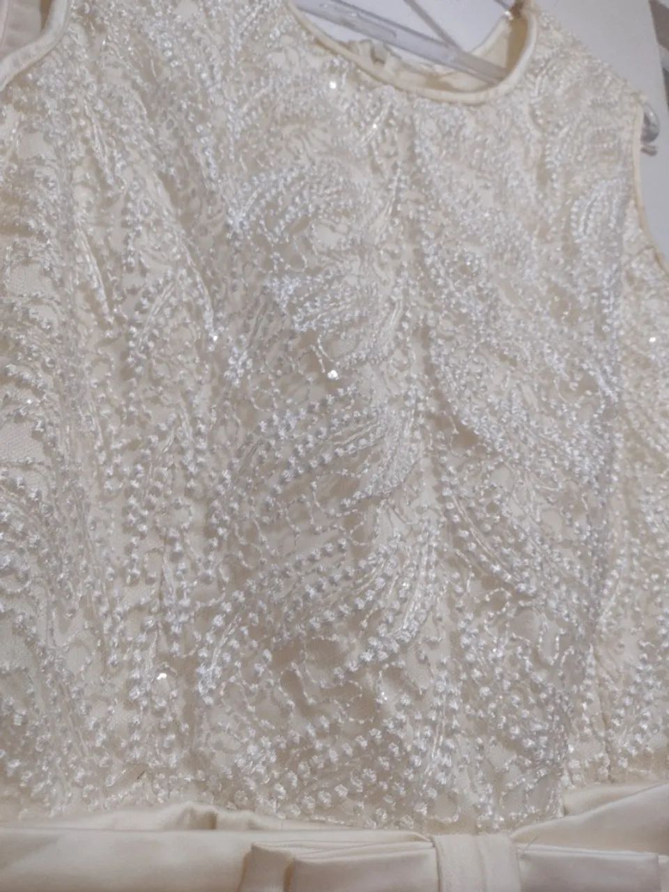 Vestido rendado off white/ casamento - Foto 3